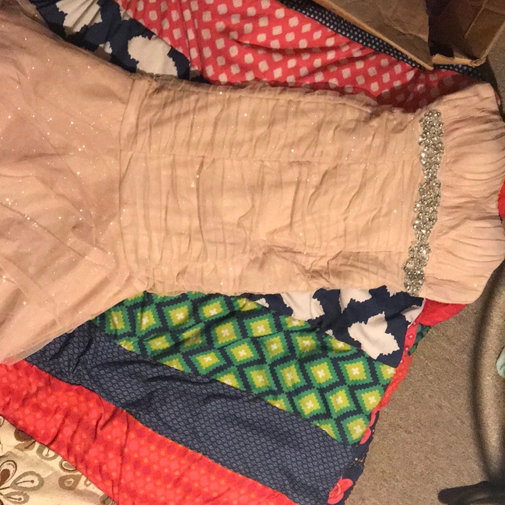 Strapless Mermaid Prom Gown